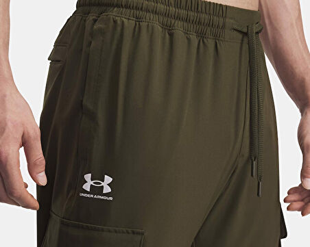 Under Armour Ua Vibe Woven Cargo Pants Erkek Günlük Kargo Eşofman Altı 1386558-308 Yeşil