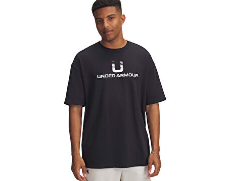 Under Armour Ua Hwt U Logo Ss Erkek Günlük Tişört 6005150-001 Siyah