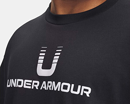 Under Armour Ua Hwt U Logo Ss Erkek Günlük Tişört 6005150-001 Siyah
