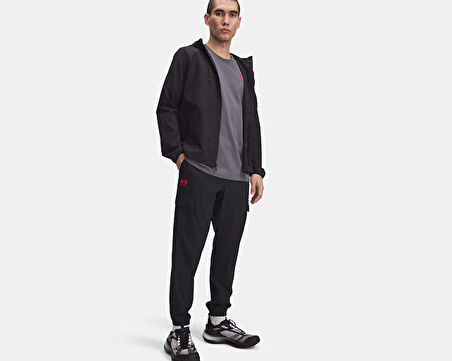 Under Armour Ua Vibe Woven Cargo Pants Erkek Günlük Kargo Eşofman Altı 1386558-002 Siyah
