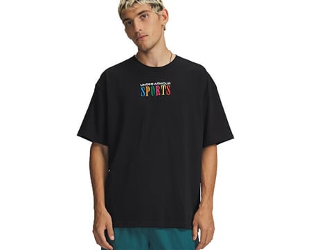 Under Armour Ua M Hwt Sports Ss Erkek Günlük Tişört 6009268-008 Siyah