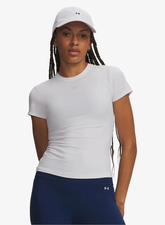 Under Armour Motion Fitted Ss Beyaz Kadın T-Shirt 6013774-100