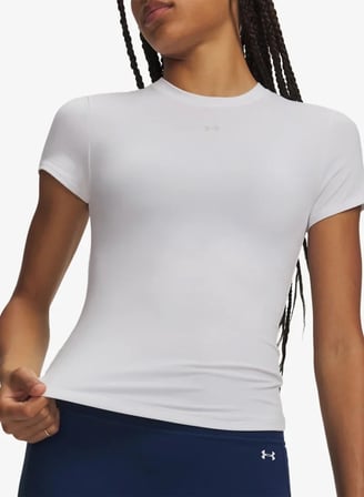 Under Armour Motion Fitted Ss Beyaz Kadın T-Shirt 6013774-100