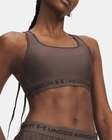Under Armour Crossback Mid Bra Kahverengi Kadın Sporcu Sütyeni (Bra) 1361034-200