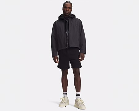 Under Armour UA ICON FLC TAPED SHORT Erkek Günlük Şort 6013458-008 Siyah