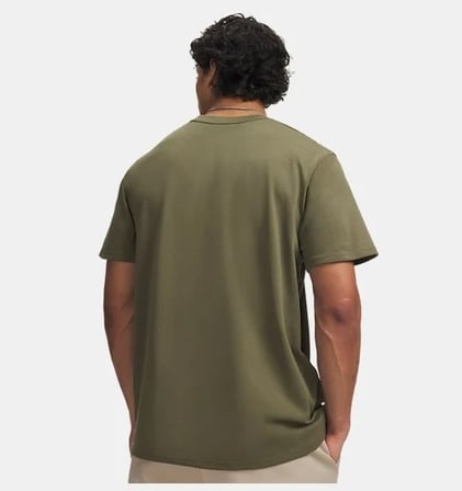 Under Armour Ua M Logo Emb Heavyweıght Ss Yeşil Erkek T-Shirt 1373997-390