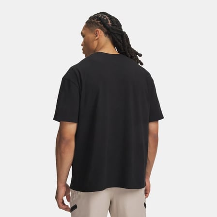 Under Armour Ua M Hwt Metal Logo Ss Siyah Erkek T-Shirt 6013618-008