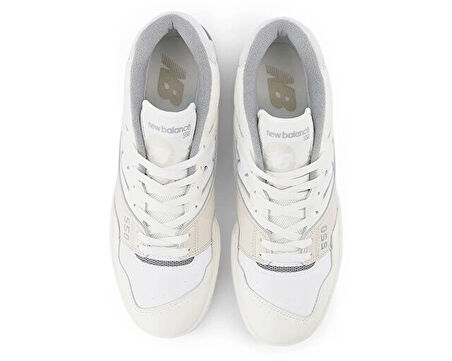 New Balance 550 Beyaz Modeli Koleksiyonu Unisex Günlük Ayakkabı BB550UTW Beyaz