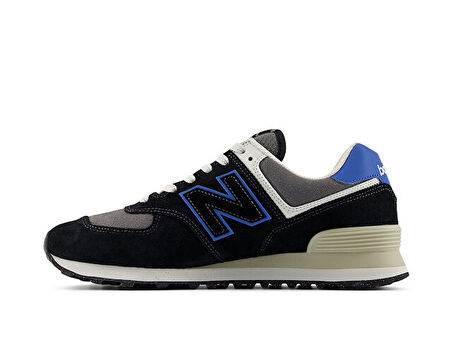 New Balance 574 Siyah Modeli Koleksiyonu Erkek Günlük Ayakkabı U574QRB Siyah