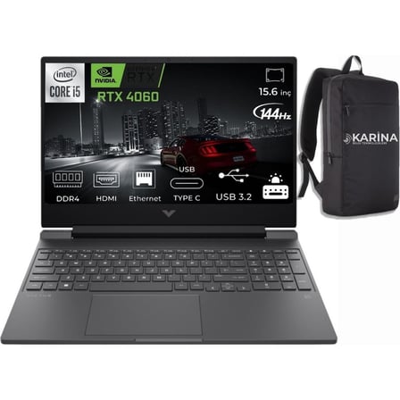 HP Victus Gaming 15 Intel Core I5 12500H 16GB 512GB SSD RTX4060 WIN11 Pro 15.6" Taşınabilir Bilgisayar B03C7EA-17