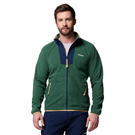 Sequoia Grove Full-Zip Fleece Erkek Yeşil Outdoor Polar AM0596-375