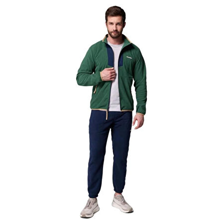 Sequoia Grove Full-Zip Fleece Erkek Yeşil Outdoor Polar AM0596-375