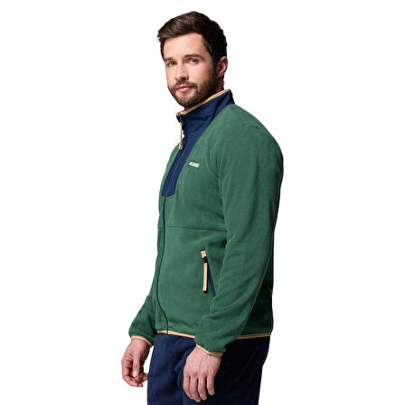 Sequoia Grove Full-Zip Fleece Erkek Yeşil Outdoor Polar AM0596-375