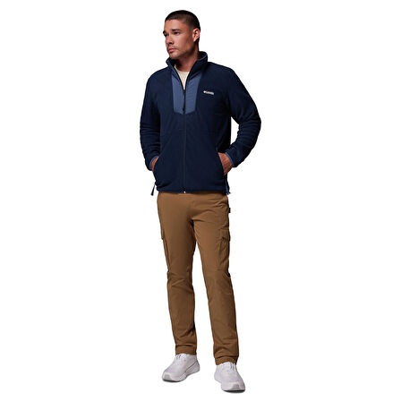 Sequoia Grove Full-Zip Fleece Erkek Lacivert Outdoor Polar AM0596-463