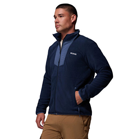 Sequoia Grove Full-Zip Fleece Erkek Lacivert Outdoor Polar AM0596-463
