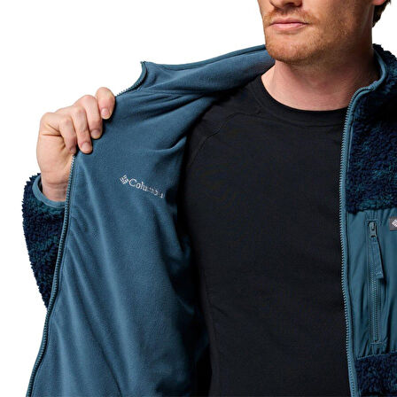 Winter Pass Reversible Fleece Erkek Mavi Outdoor Polar AM5170-429