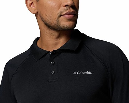 Columbia Alpine Chill Pro Polo Erkek Günlük Polo Tişört 2118641011 Siyah