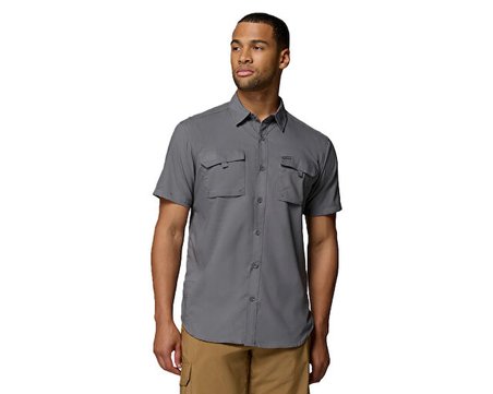 Columbia Silver Ridge Utility ii Ss Erkek Günlük Kısa Kollu Gömlek 2157321023 Gri