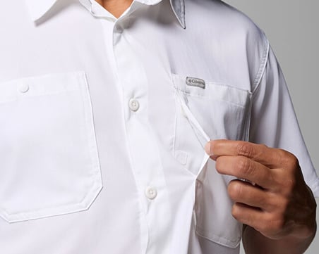 Columbia Silver Ridge Utility ii Ss Erkek Günlük Kısa Kollu Gömlek 2157321100 Beyaz