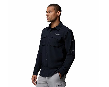 Columbia Silver Ridge Elite Ls Woven Erkek Günlük Gömlek 2160161010 Siyah