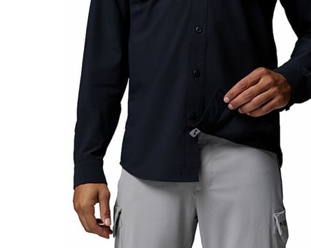 Columbia Silver Ridge Elite Ls Woven Erkek Günlük Gömlek 2160161010 Siyah
