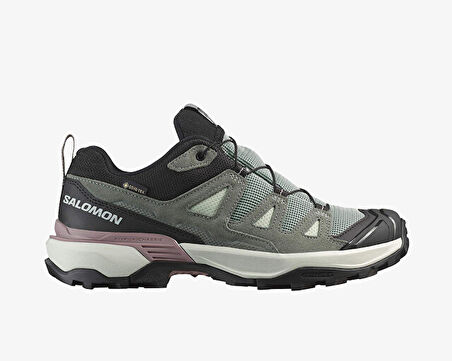 Salomon X Ultra 360 Leather Gore-Tex Kadın Outdoor Ayakkabısı L47863500 Haki