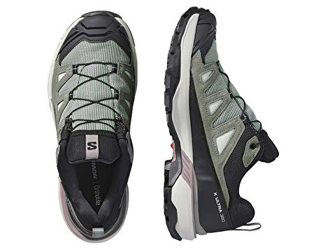 Salomon X Ultra 360 Leather Gore-Tex Kadın Outdoor Ayakkabısı L47863500 Haki