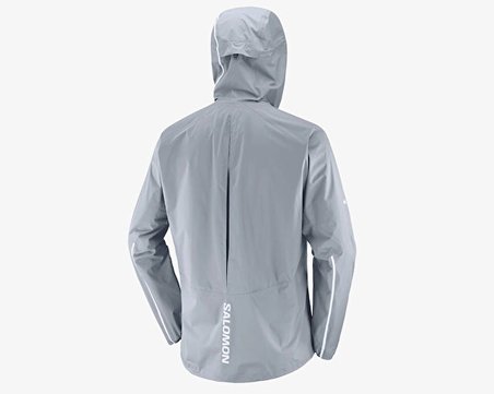 Salomon BONATTI PRO Erkek Outdoor Yağmurluk LC2769600 Gri