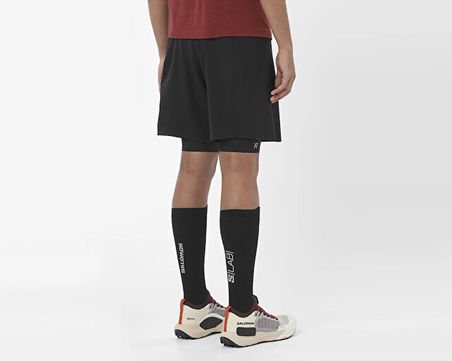 Salomon S/LAB SALOMON ULTRA 2IN1 Erkek Koşu Şortu LC2779400 Siyah