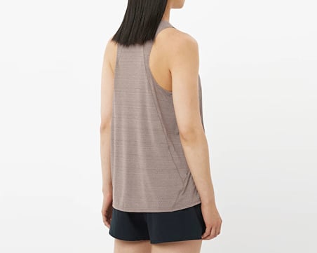Salomon SHAKEout AIR TANK W Kadın Koşu Atleti LC2774600 Kahverengi