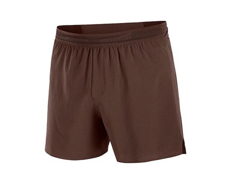 Salomon SENSE AERO STOW 5" Erkek Koşu Şortu LC2769200 Kahverengi