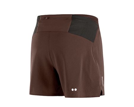 Salomon SENSE AERO STOW 5" Erkek Koşu Şortu LC2769200 Kahverengi