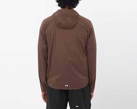 Salomon SENSE AERO WIND JKT Erkek Koşu Rüzgarlık LC2826900 Kahverengi