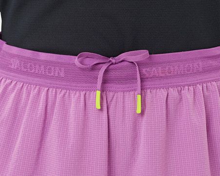 Salomon SENSE AERO SPLIT 3" Kadın Koşu Şortu LC2758500 Pembe