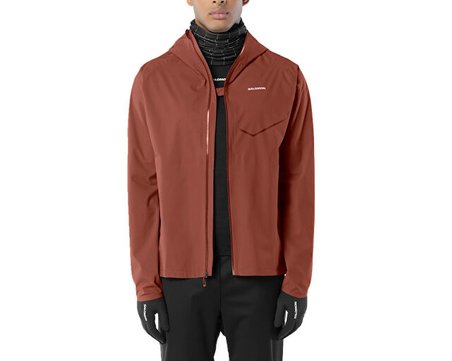 Salomon BONATTI WATERPROOF JKT M Erkek Koşu Rüzgarlık LC2293100 Kahverengi