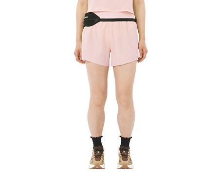 Salomon SENSE AERO STOW 4 W Kadın Koşu Şortu LC3039500 Pembe