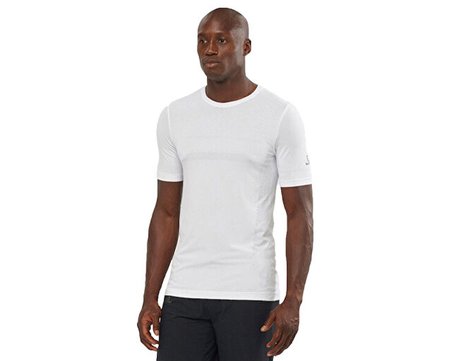 Salomon SENSE SEAMLESS Erkek Koşu Tişörtü LC1498900 Beyaz
