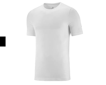 Salomon SENSE SEAMLESS Erkek Koşu Tişörtü LC1498900 Beyaz