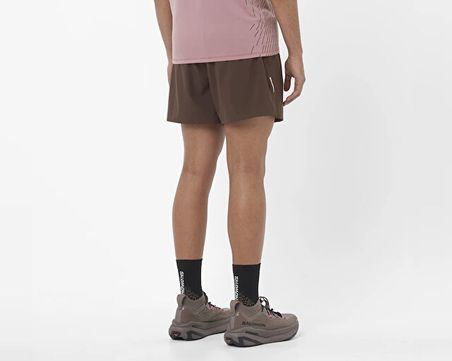 Salomon SHAKEout CORE 5" Erkek Koşu Şortu LC2777900 Kahverengi