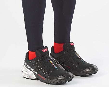 Salomon SPEEDCROSS 6 GTX 20 YEARS Erkek Outdoor Koşu Ayakkabısı L49172600 Siyah