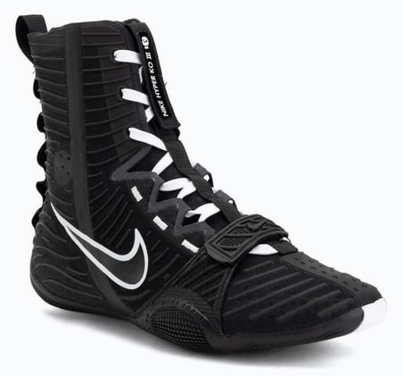 Nike HyperKo 3 Profesyonel Boks Ayakkabısı - Siyah / Beyaz 