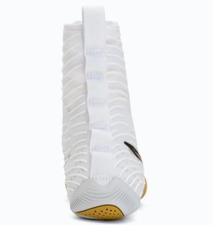 Nike HyperKo 3 Profesyonel Boks Ayakkabısı - Beyaz / Metalik Altın