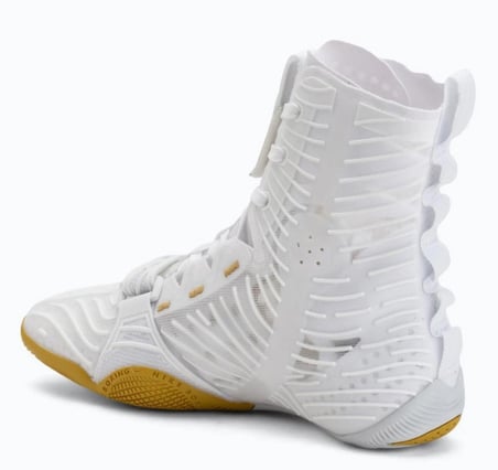 Nike HyperKo 3 Profesyonel Boks Ayakkabısı - Beyaz / Metalik Altın