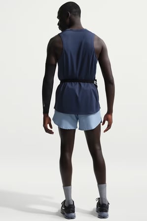 Nike Stride Dri-Fit 5 Brief-Lined Running Shorts 5 İnch Slip Astarlı Erkek Koşu Şortu Mavi