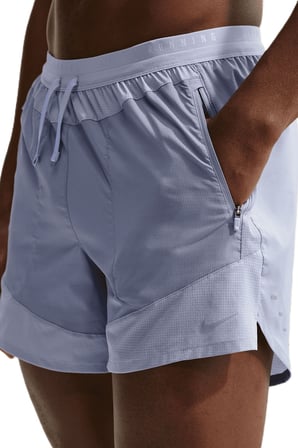 Nike Stride Dri-Fit 5 Brief-Lined Running Shorts 5 İnch Slip Astarlı Reflektörlü Erkek Koşu Şortu Mor