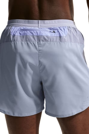Nike Stride Dri-Fit 5 Brief-Lined Running Shorts 5 İnch Slip Astarlı Reflektörlü Erkek Koşu Şortu Mor