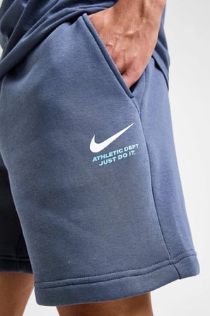 Nike Sportswear Athletic Cotton Shorts Unisex Pamuklu ince Yazlık Şort Lacivert