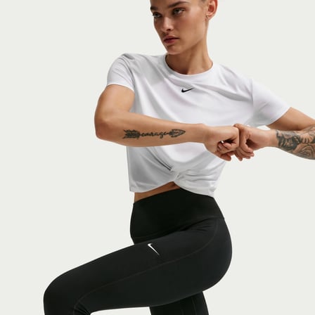 Nike W NK DF ONE HR TIGHT USEAM Siyah Kadın Tayt HJ9195-013