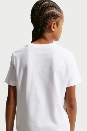 Nike Sportswear Kids Tee Box Hoops Kids Tee Grafik Baskılı Çocuk Tişört Beyaz