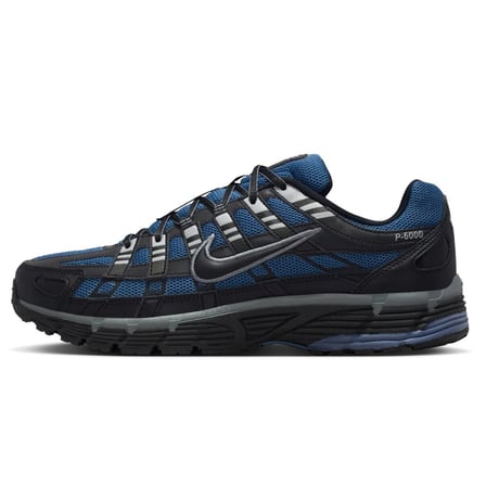 Nike P-6000 Unisex Sneaker Black Reflektörlü Günlük Spor Ayakkabı Lacivert-Siyah